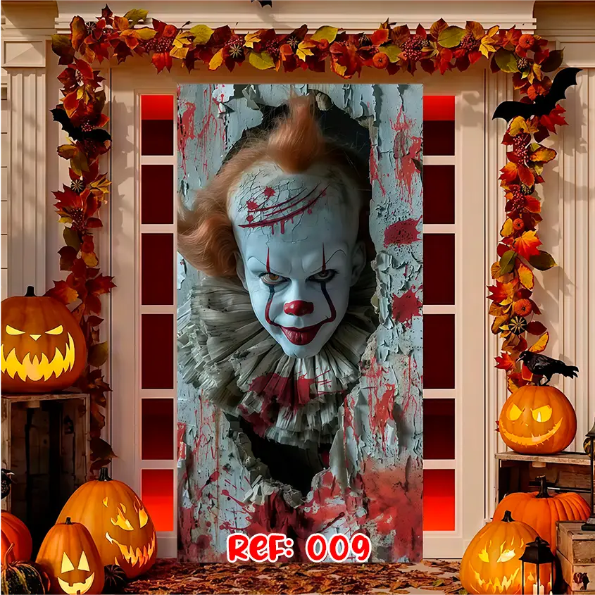 Forro Halloween | Puerta Terrorífica Express