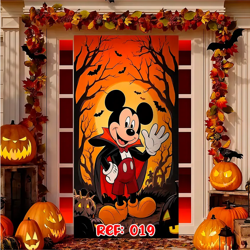 Forro Halloween | Puerta Terrorífica Express