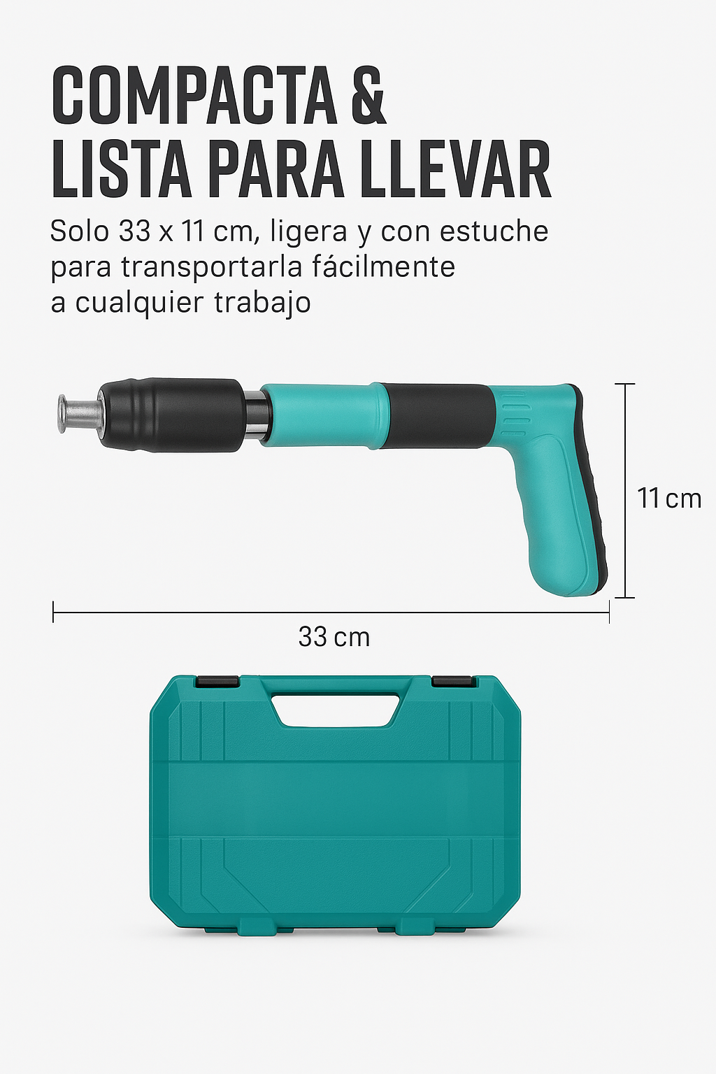 Pistola De Clavos Remachadora | HOY 50% DE DESCUENTO.