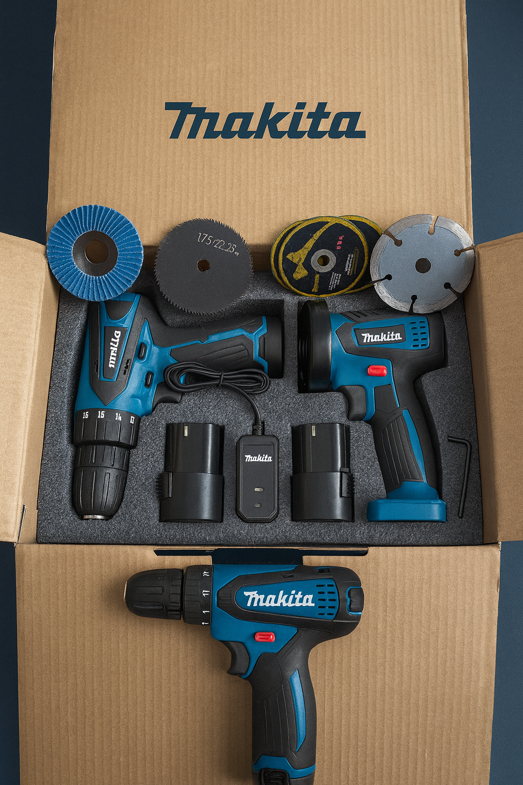 Kit Taladro y Pulidora inalámbricos | 50% DE DESCUENTO SÓLO HOY.