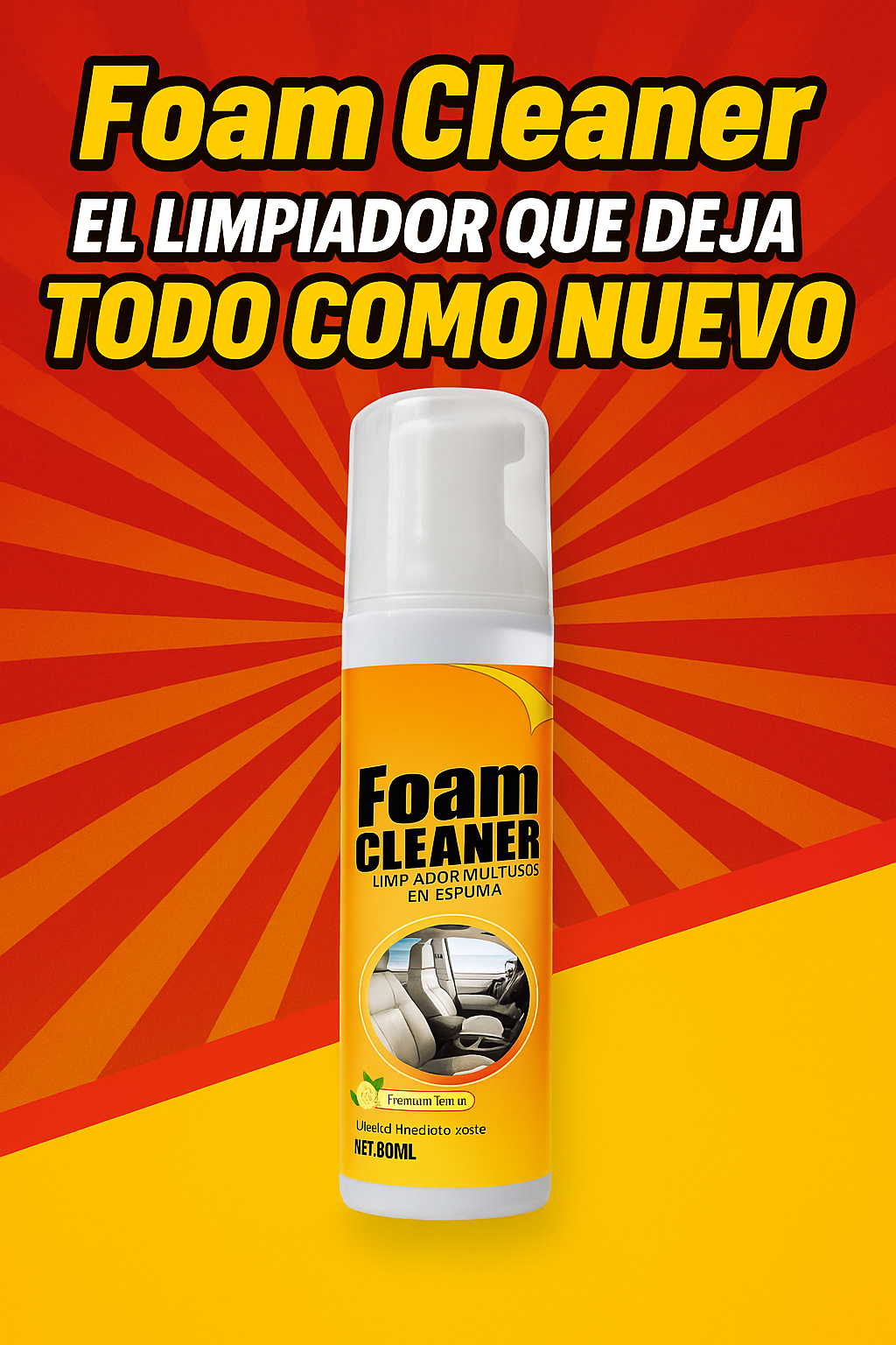 FoamCleaner™ espuma limpiadora | ¡HOY PAGA 1 Y LLEVA 2!