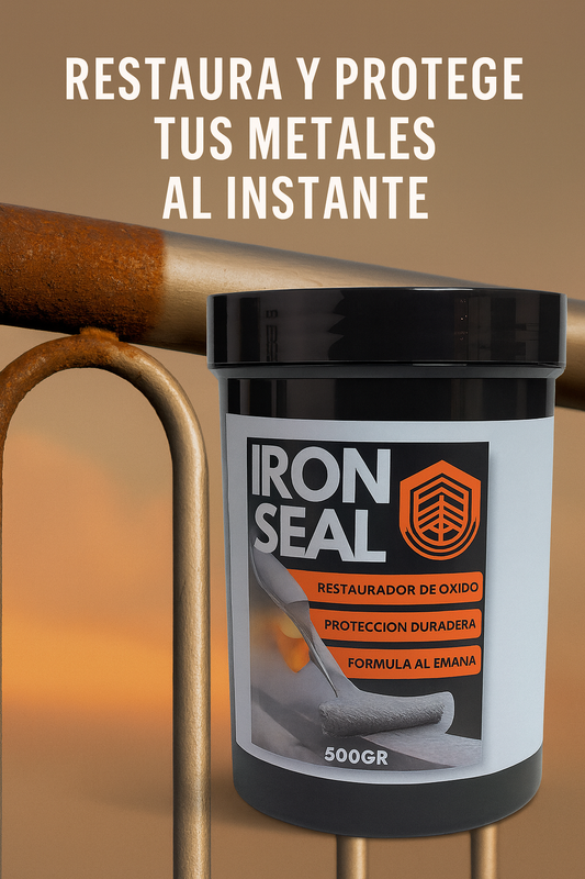 IRON SEAL | Pintura (500ml) para prevenir y eliminar el óxido.